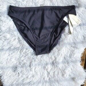 Perry Ellis Black Highwaisted Bikini Bottoms NWT